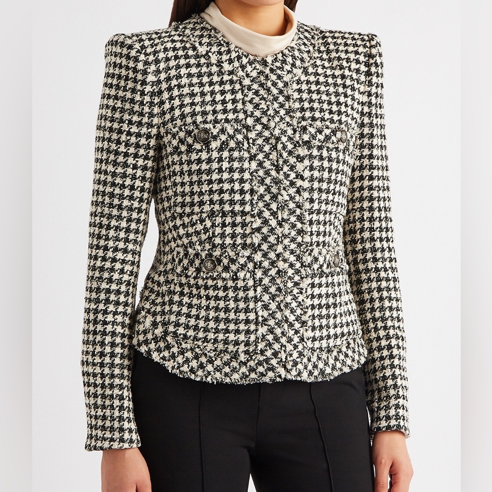 Veronica Beard Shanti Houndstooth Blazer